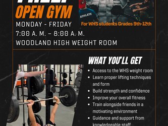 Open Gym flyer