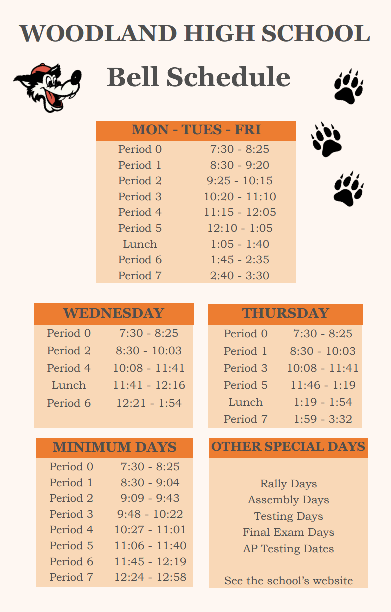 Bell Schedule