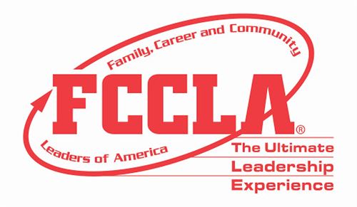 red family, career, and community leaders of america logo